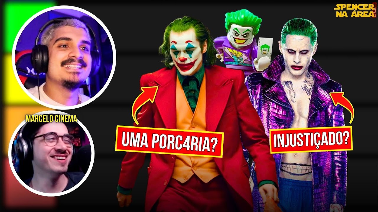 RANKEANDO VERS&Otilde;ES DO CORINGA COM O @marcelocinema