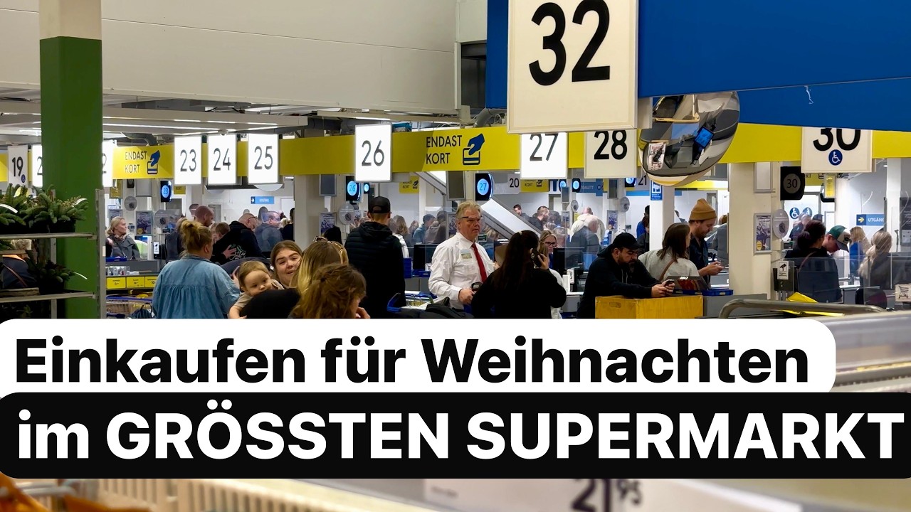 DER GRÖßTE SUPERMARKT der WELT! - Einkaufen für Weihnachten