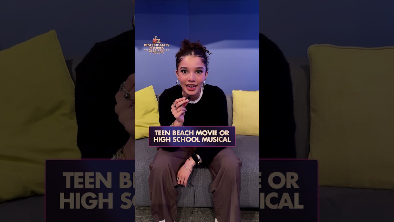 Malia Baker Plays This or That! DZWorldsCollideTour DisneyChannelMusic