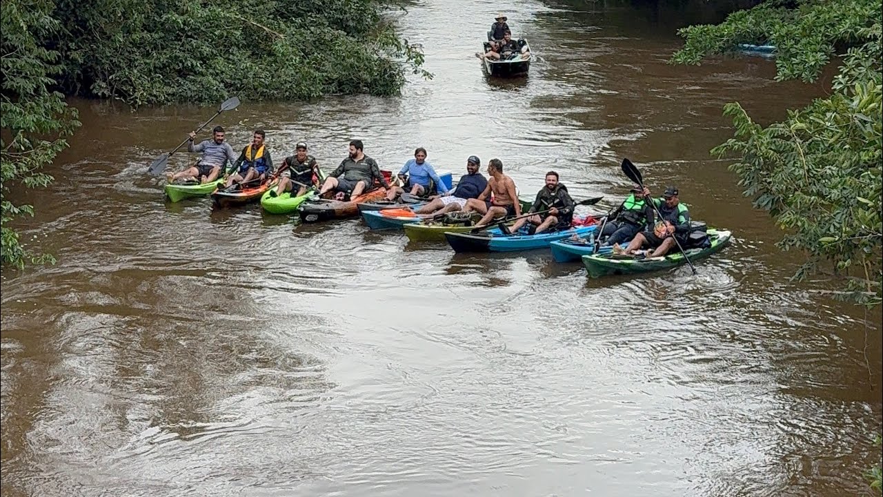 5ª DESCIDA DE CAIAQUE NO RIO JENIPAPO 🛶🔥 Da Fazenda Cachoeira até a Ponte do Léo