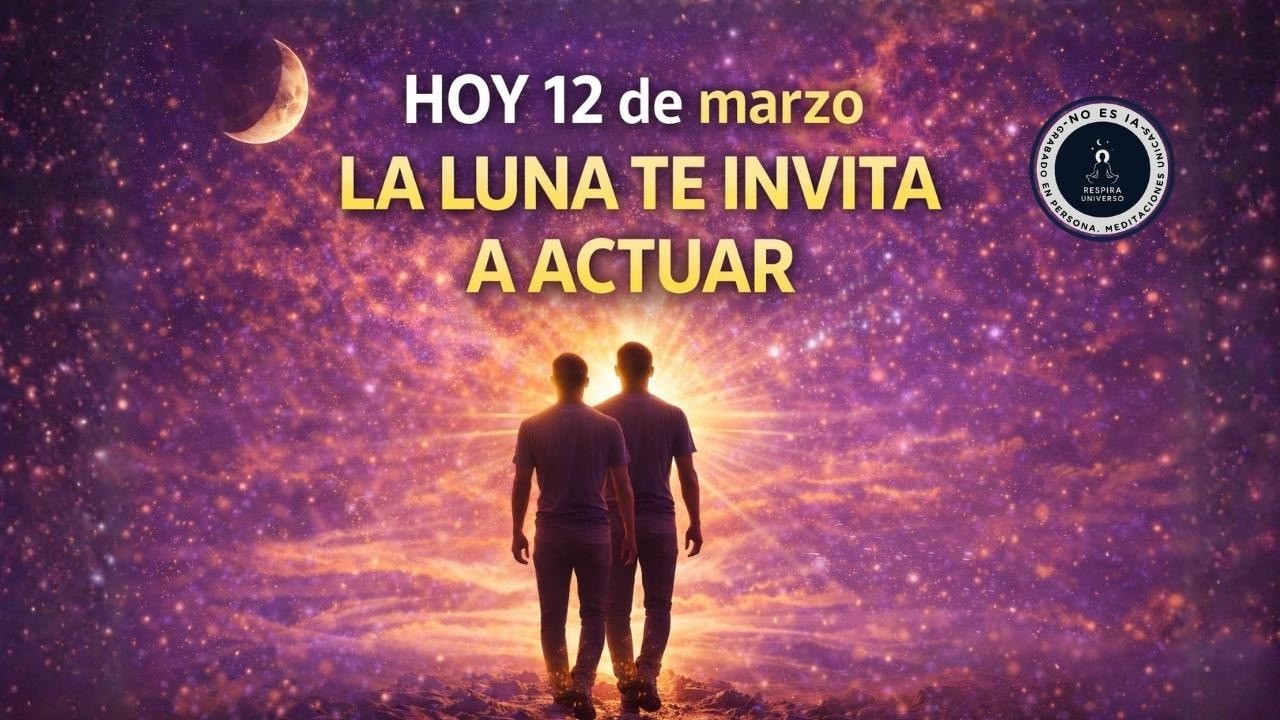 Hoy l12 de marzo  la luna en capricornio te grita... 🌙 Si estás posponiendo algo… escucha esto