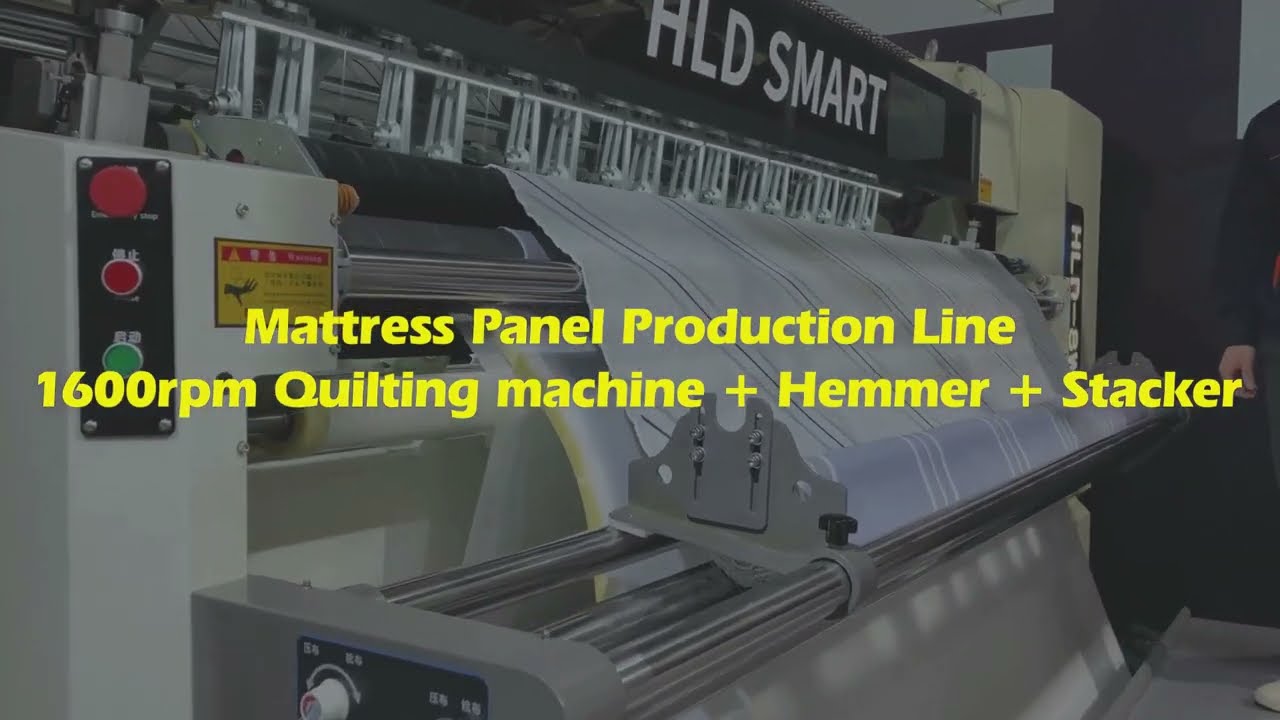 1500rpm Computerized Multi-needle Quilting Machine Full Servo System /Mattress Panel Production Line