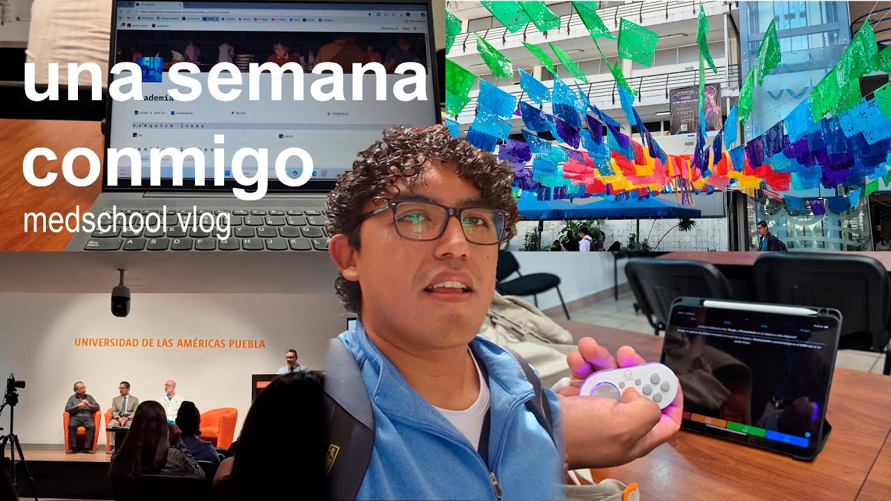 MED SCHOOL VLOG | Mi semana en medicina en la BUAP: uni, estudio y amigos
