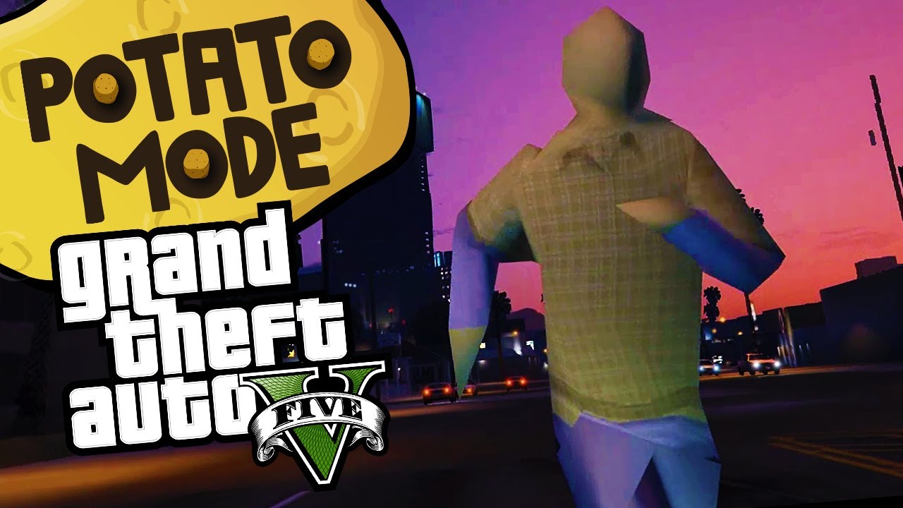 We Turned GTA 5's Graphics Into Mud | Potato Mode