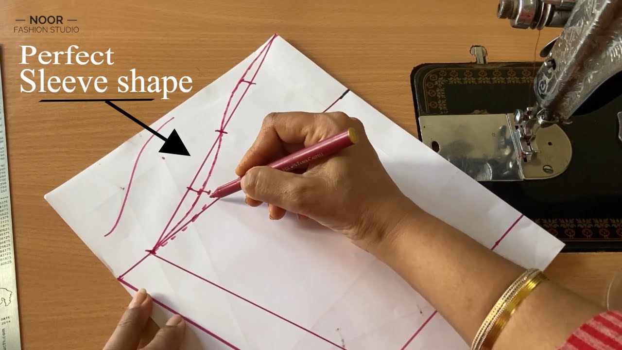 Sleeves को perfect  शेप कैसे दें । How to give perfect shape to sleeve armhole.