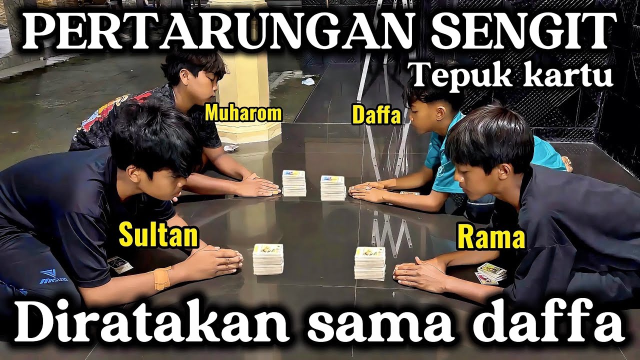 PERTARUNGAN SENGIT 🔥 TEPUK KARTU 🔥 RAMA SULTAN MUHAROM DIBIKIN ZONK SAMA DAFFA