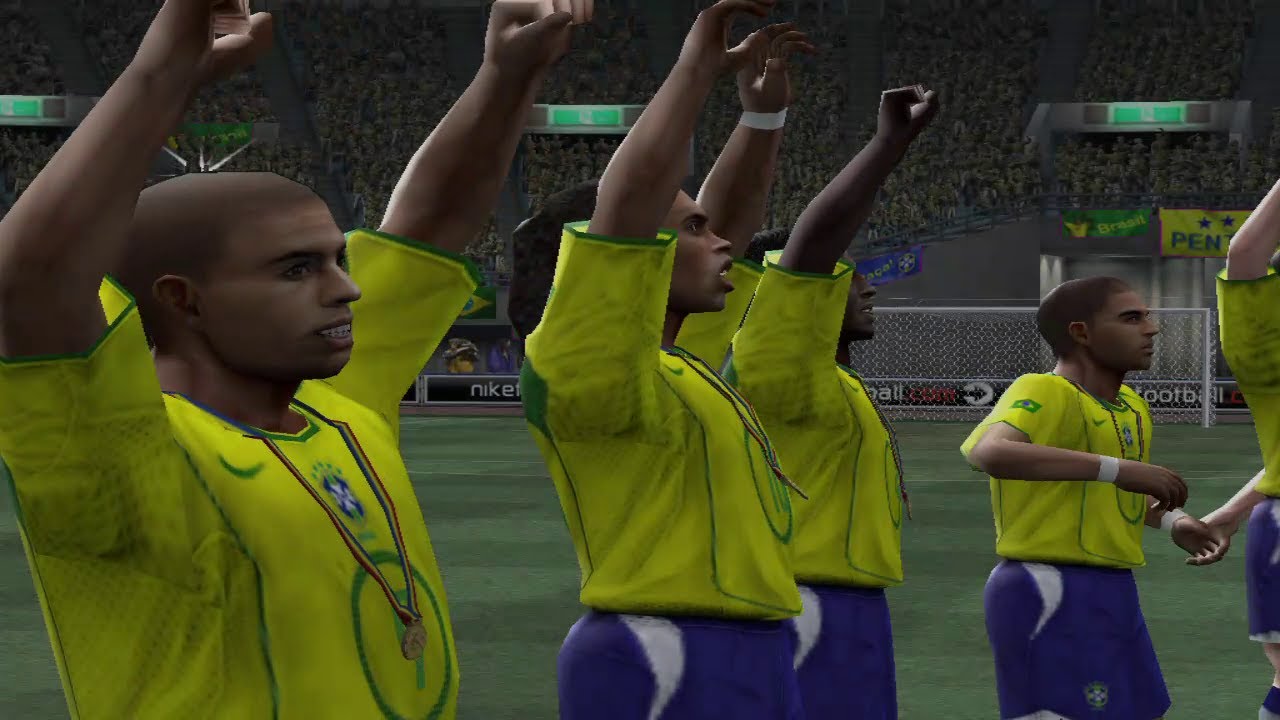 PES 4 | COPA AMÉRICA CON BRAZIL (BRASIL) | RONALDO Y RONALDINHO SE LUCEN EN LA FINAL
