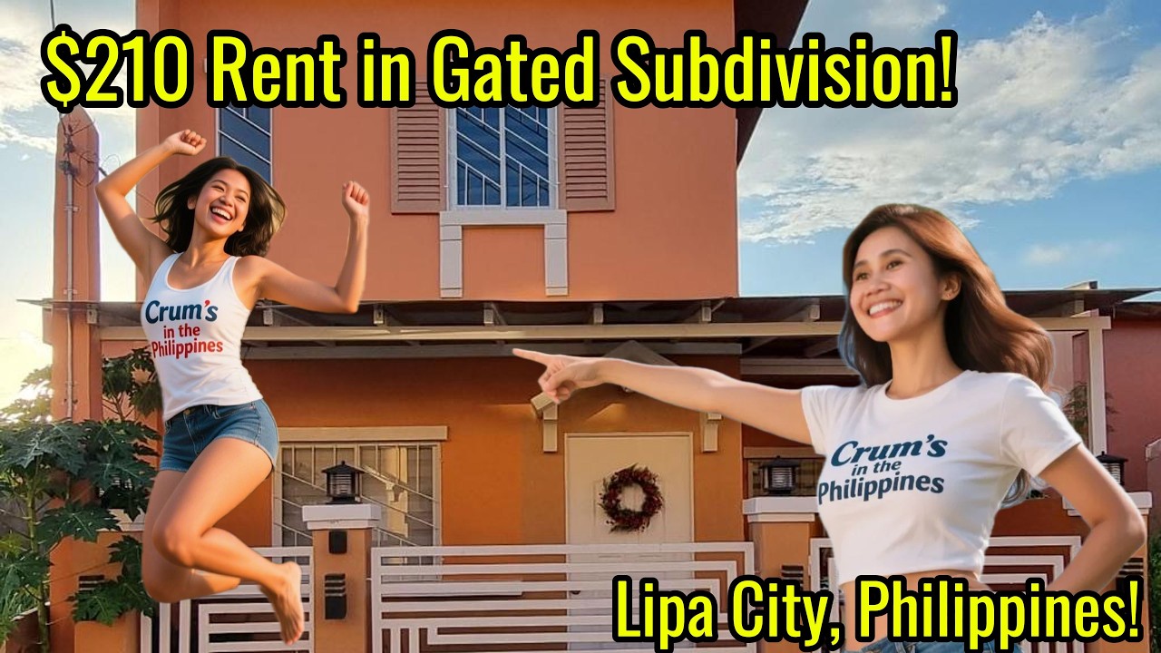 12K/$210 Rent in Gated Subdivision! Lipa City, Philippines!