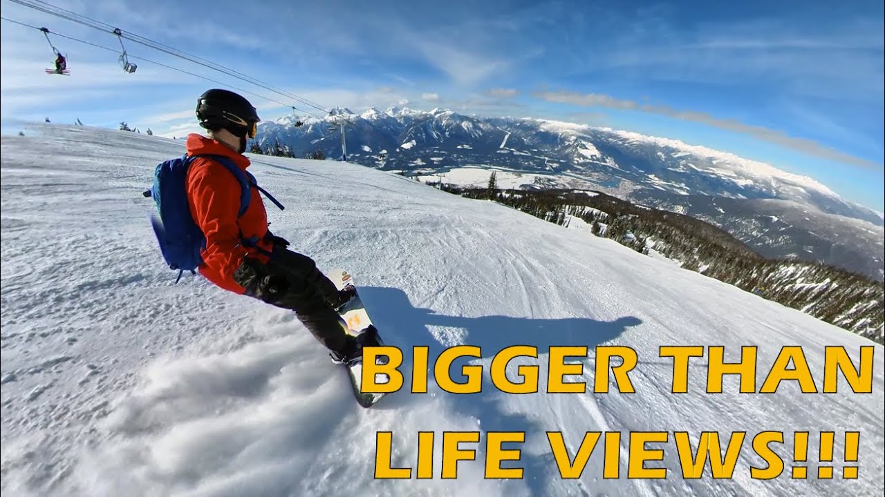 [4K] WEST COAST BEST COAST! Sun Peaks & Revelstoke Snowboarding