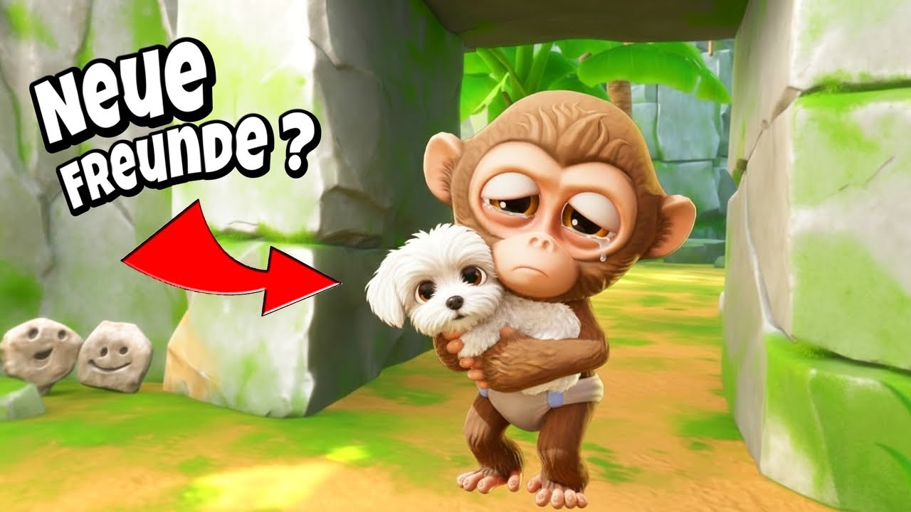 Mein Baby AFFE bekommt ENDLICH neue FREUNDE! - I am Monkey VR Deutsch