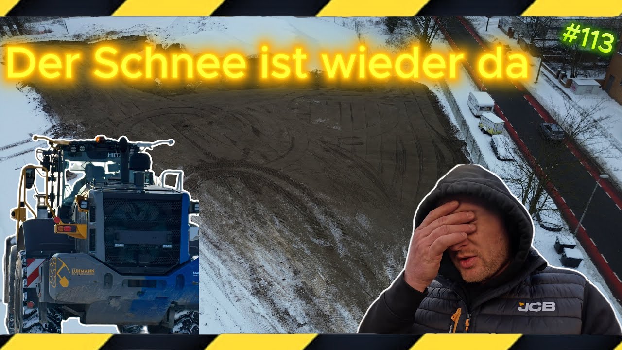 Endlich die richtige Baustraße gebaut || Wintereinbruch || Eine Woche Bau 113 ||