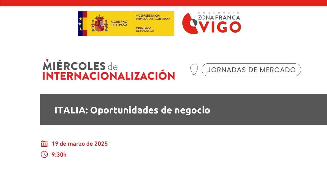 Oportunidades de negocio en Italia