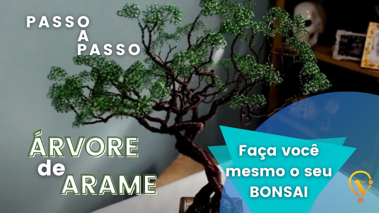 Tutorial Árvore de Arame  ( estilo bonsai )
