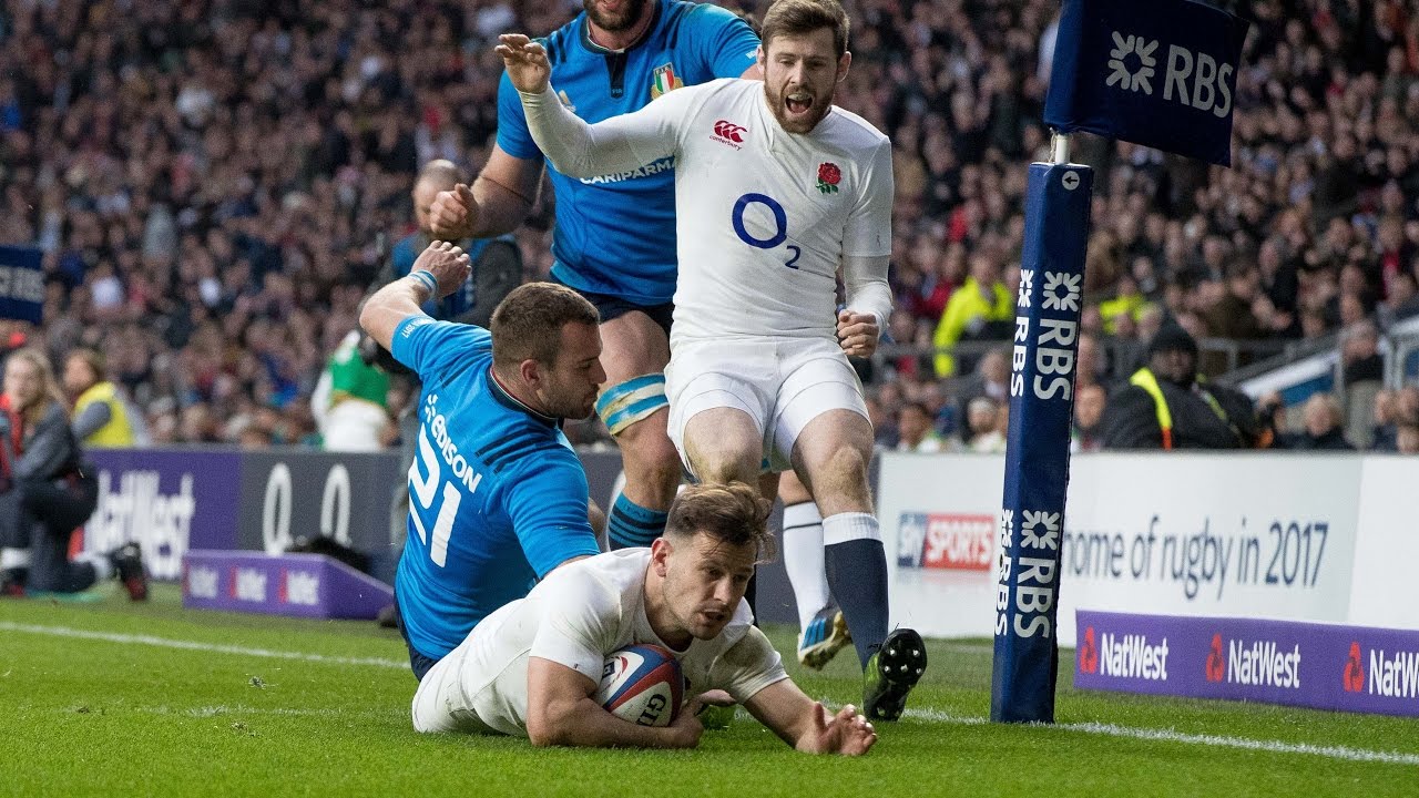 Quick thinking from Danny Care results in try in the corner! | RBS 6 Nations
