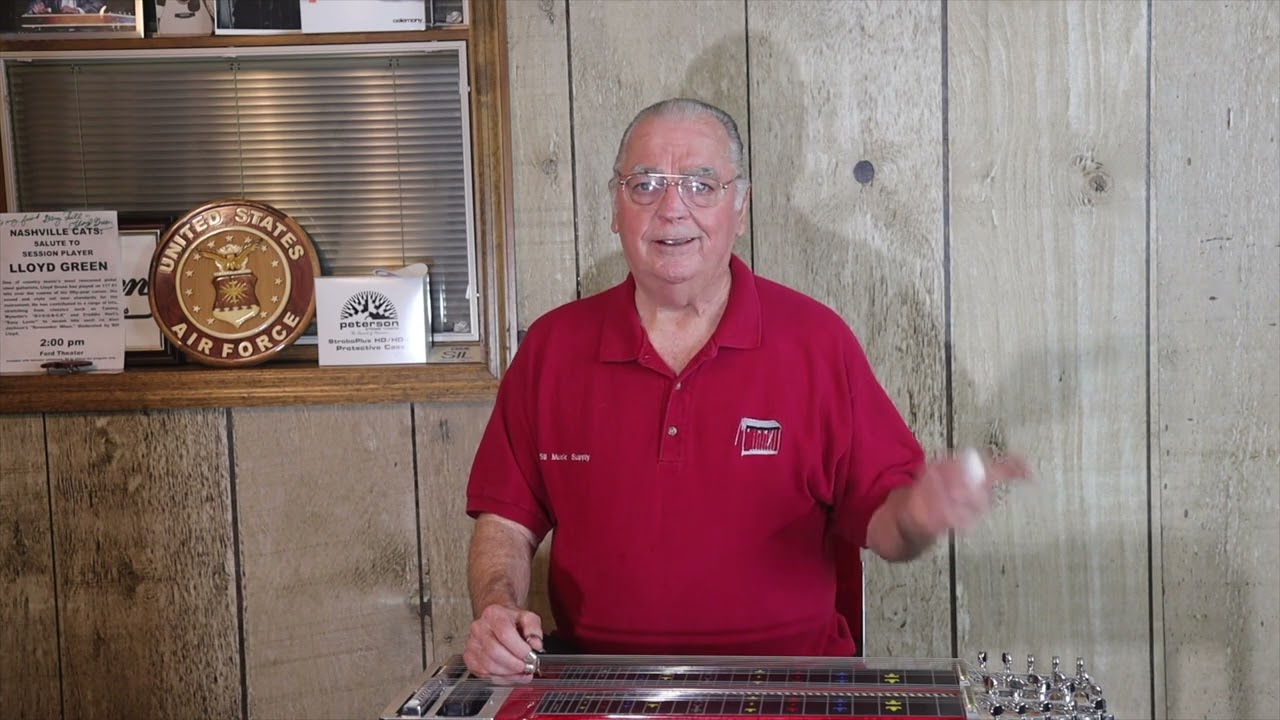 The basic starting point in learning pedal steel---Step #1