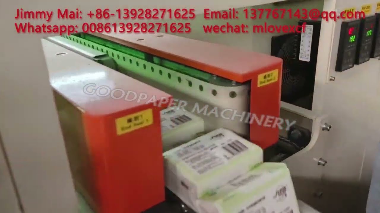 Full automatic tissue wrapper facial tissue auto packing machine napkin tissue packer
