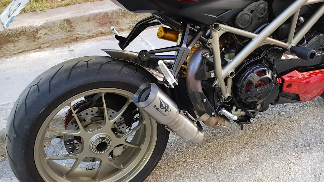 Ducati Streetfighter 1098S with Austin Racing GP1R titanium exhaust