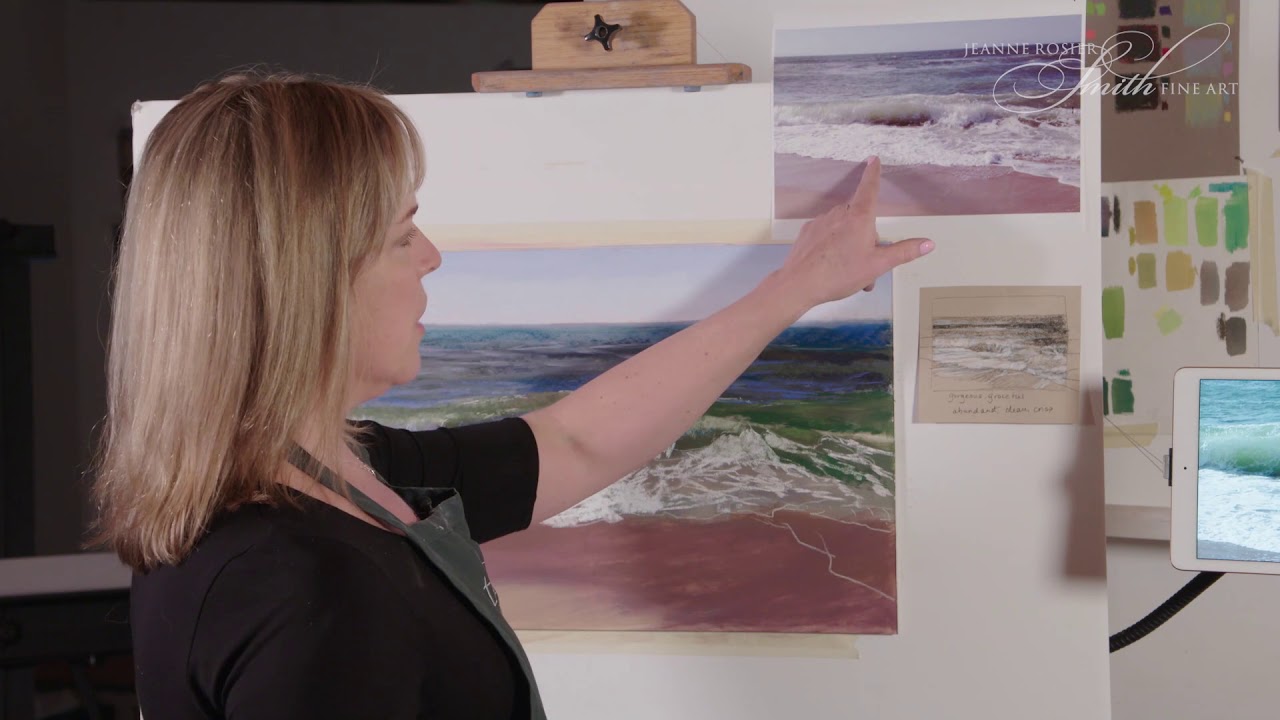 Preview | Pastel Painting: Shoreline Waves with Jeanne Rosier Smith