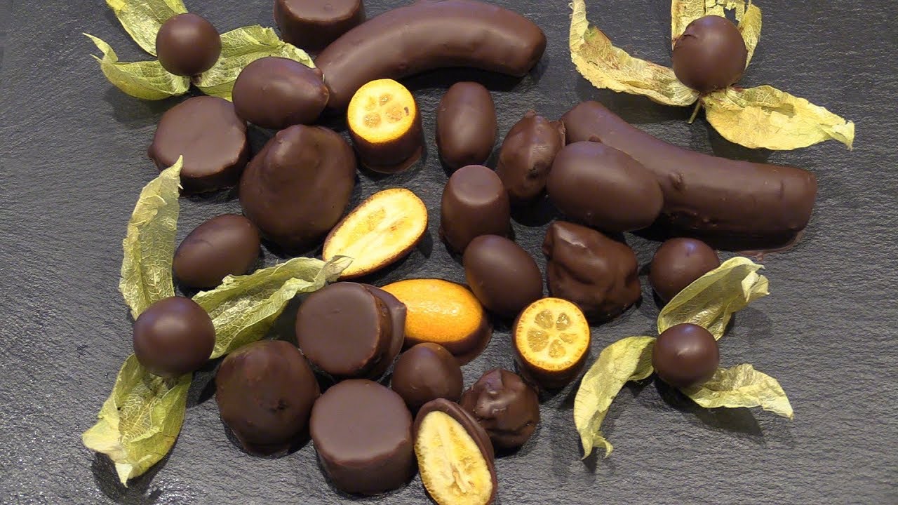 Schokofrüchte. Schritt für Schritt.