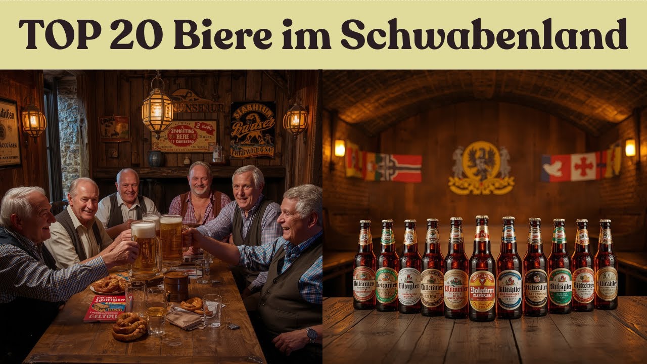 Top 20 legendäre Biere die man im Schwabenland trinkt – Wie viele kennst du wirklich?