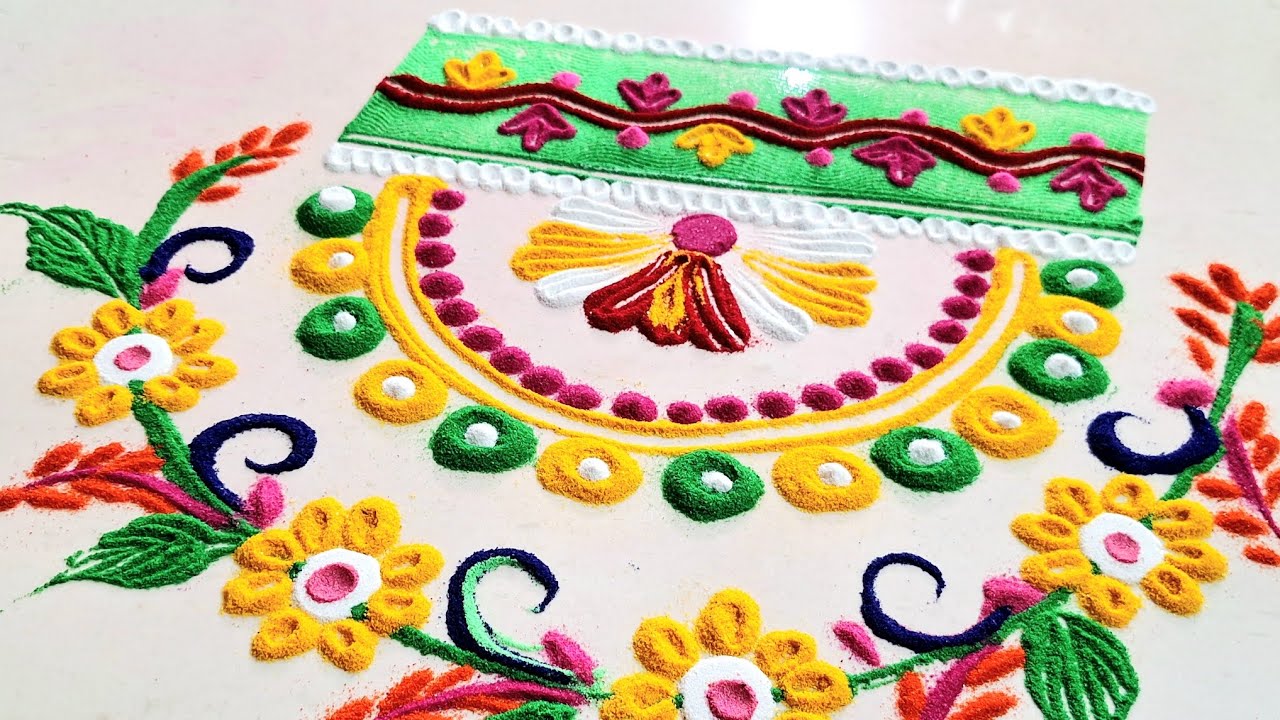 #beautiful rangoli #videos #traditional #videos #rangoli #festival #videos 