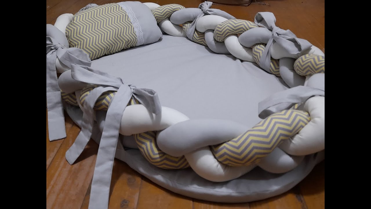 Berço, ninho para bebê Trançado - Cradle, nest for baby braided - Cuna, nido para bebe trenzado