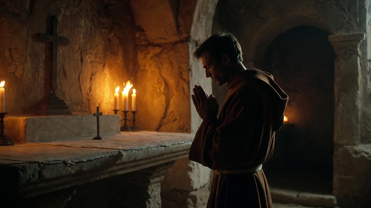 Gregorian Chants by Monastic Monks | Sacred Night Prayer & Deep Catholic Meditation