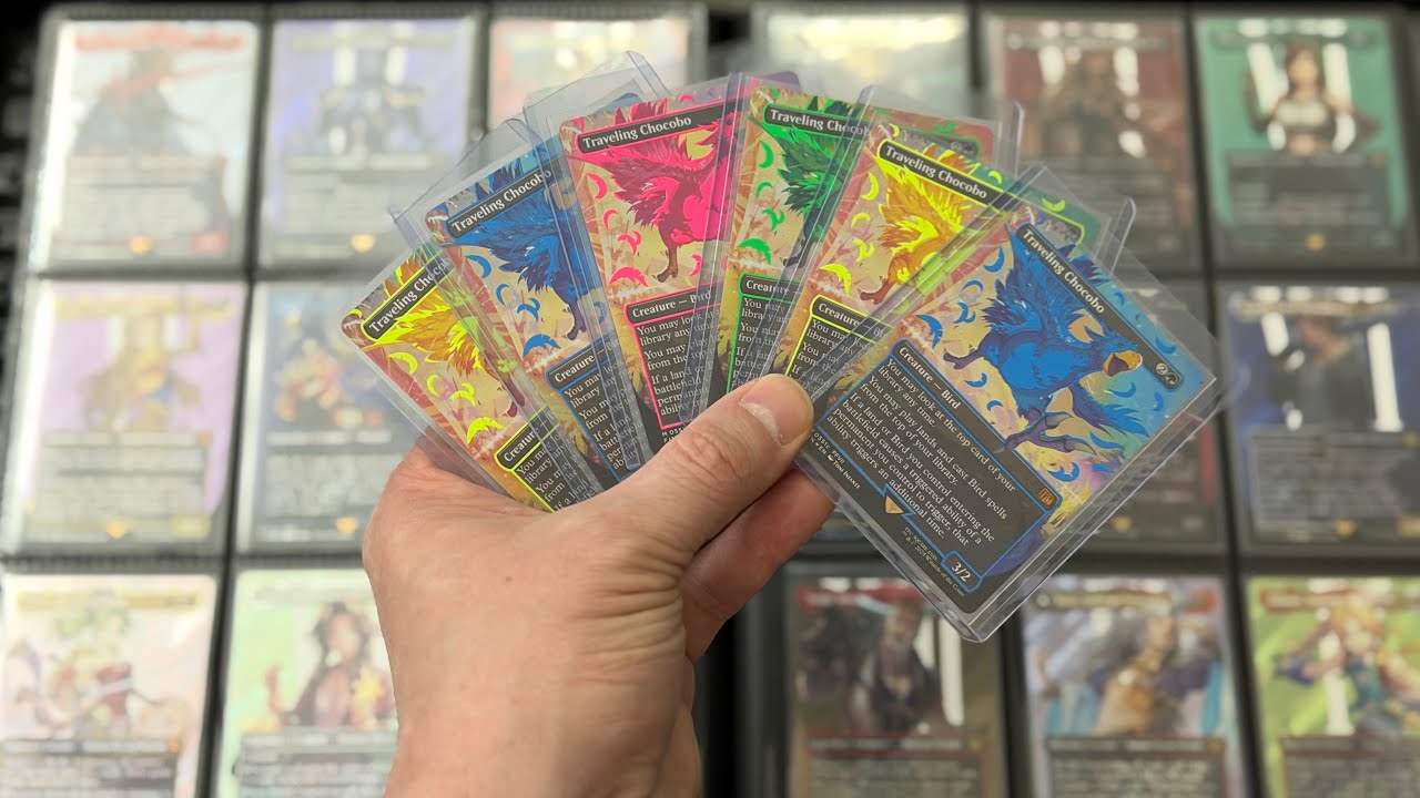 Final Fantasy MTG Collection Update - Full Master Set Foil & Non Foil - Neon Chocobo