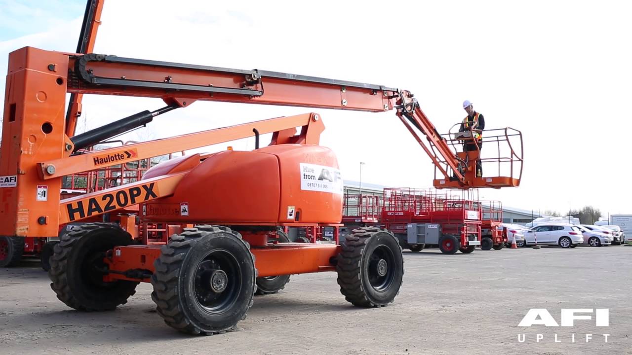 AFI MEWP Emergency Lowering videos Haulotte HA20PX, HA260PX, HA26PX