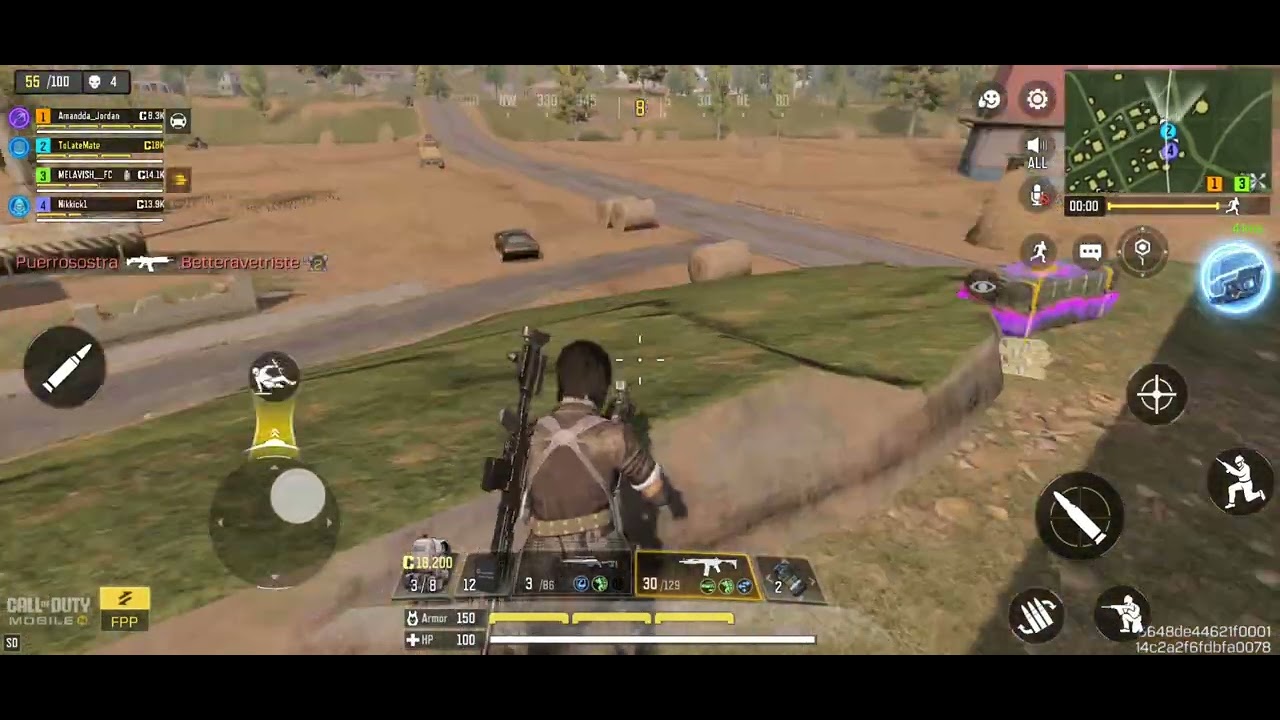 CodMobile battle royal game play 
