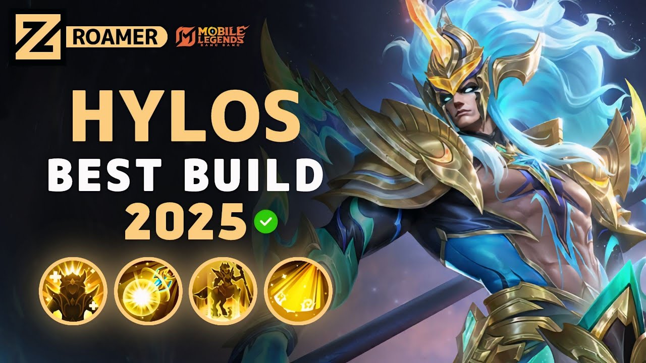 NEW HYLOS BEST BUILD 2025 | EMBLEM, HERO AND ITEM COUNTERS | Mobile Legends