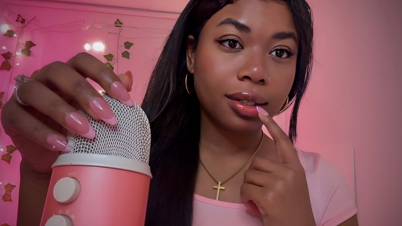 ASMR Mouth Sounds Right on the Mic, Fast Aggressive Mic Scratching, Egg Cracking, Mic Gripping (1HR)
