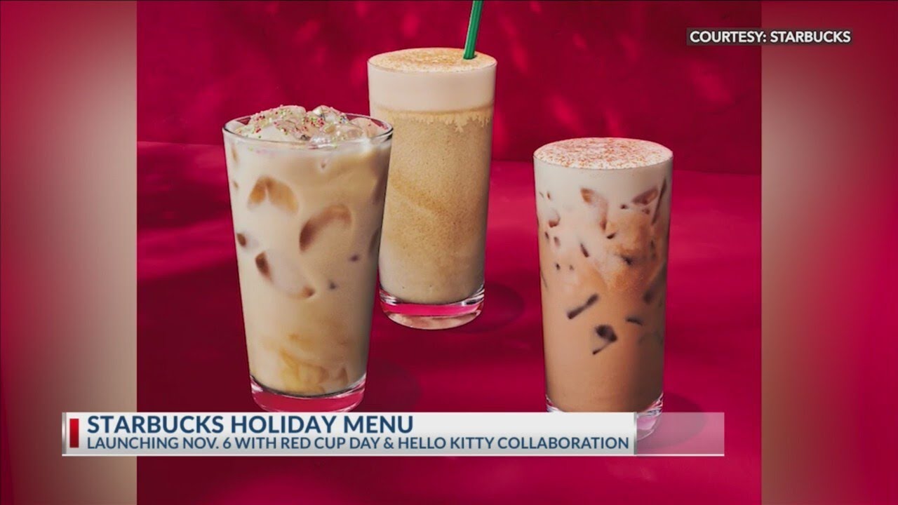 Starbucks holiday menu launching Nov. 6