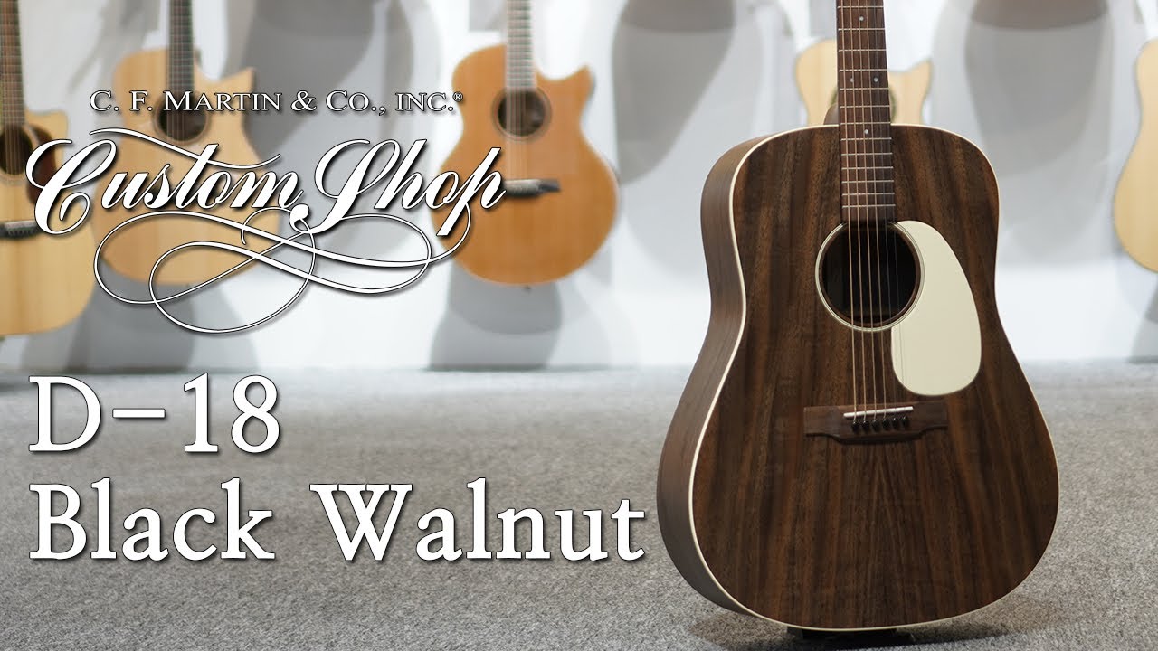 [마틴 커스텀샵] D-18 Black Walnut (Top B&S All 블랙월넛)