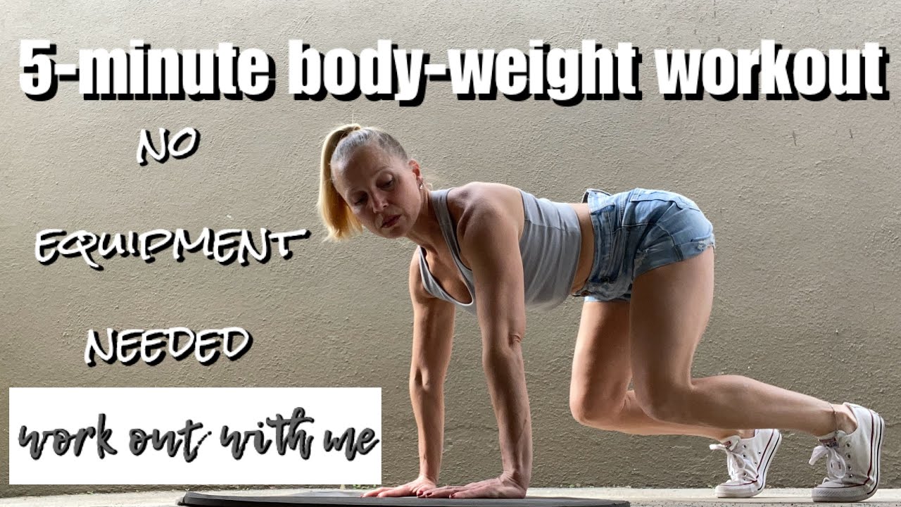 5-minute body-weight workout