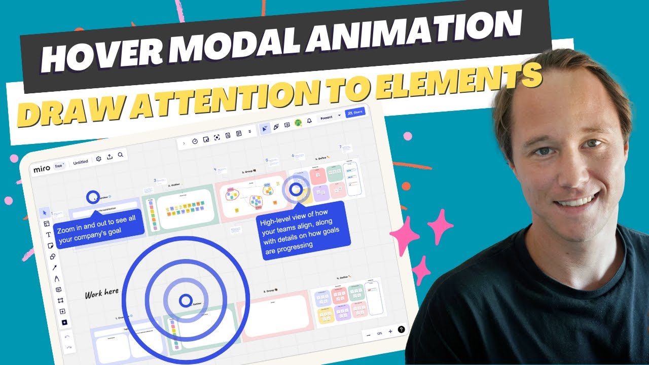 Highlight elements on your website | Pin pulse modal animation | Webflow interactions