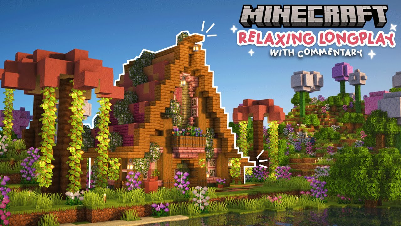 Minecraft Relaxing Longplay With Commentary | Fairycore Modded Survival 1.21.8