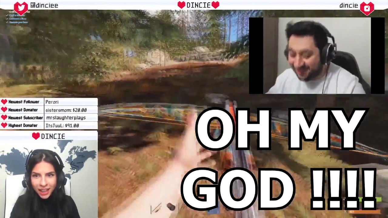 Funny Twitch Moments with Royal Wolf and Dincie / #1