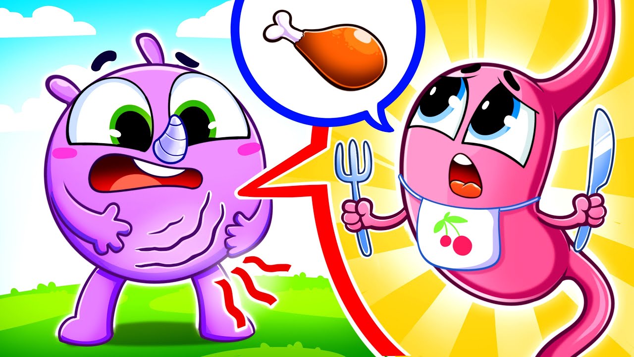 Where Does My Food Go? 😸| So Cute Animals 😻| Songs for Kids by Toonaland