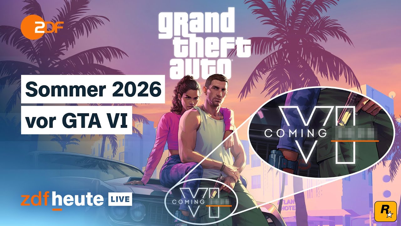 Wieso GTA VI erneut verschoben wird | Gaming-Journalist bei ZDFheute live