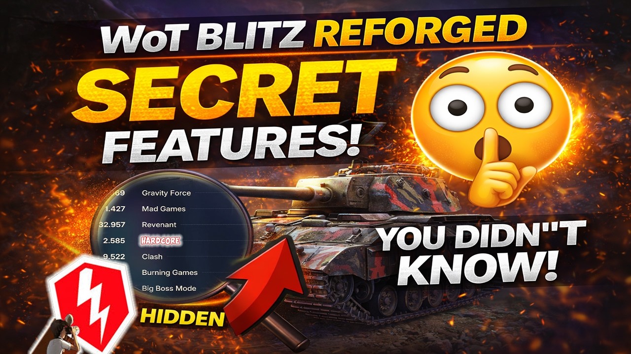 WoT Blitz Reforged 🔥 СЕКРЕТНЫЕ функции, о которых вы НЕ знали!