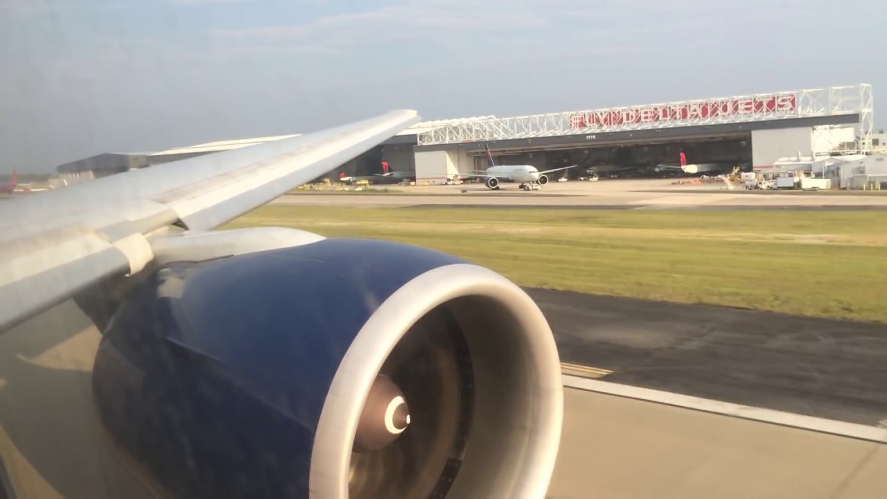 Delta 777-200LR Takeoff from Atlanta (ATL-LAX)
