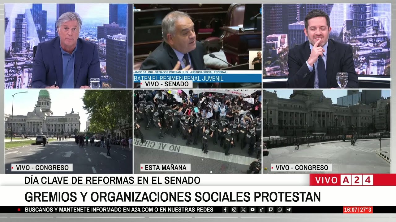 🔴 DÍA CLAVE DE REFORMAS EN EL SENADO: EL PASE ENTRE NACHO ORTELLI Y HORACIO CABAK