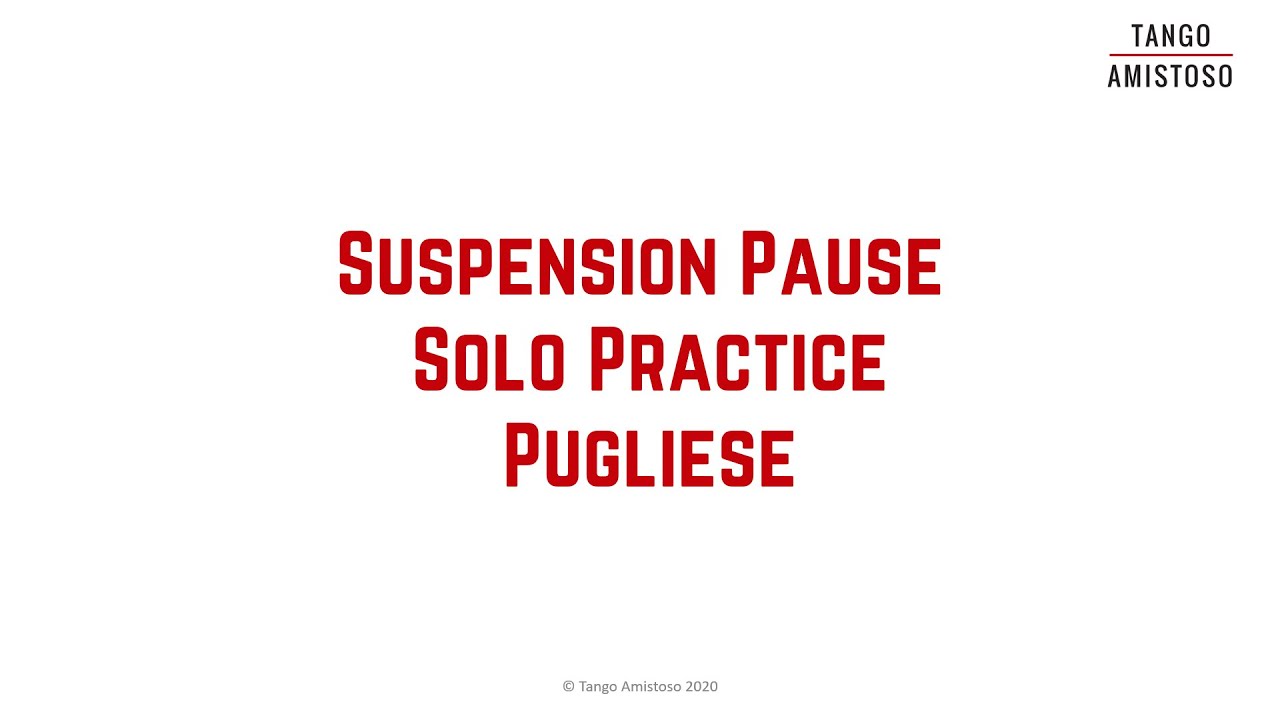 Tango musicality: Solo practice - Suspension Pause to Pugliese - Silvia Bivolaru (V019)