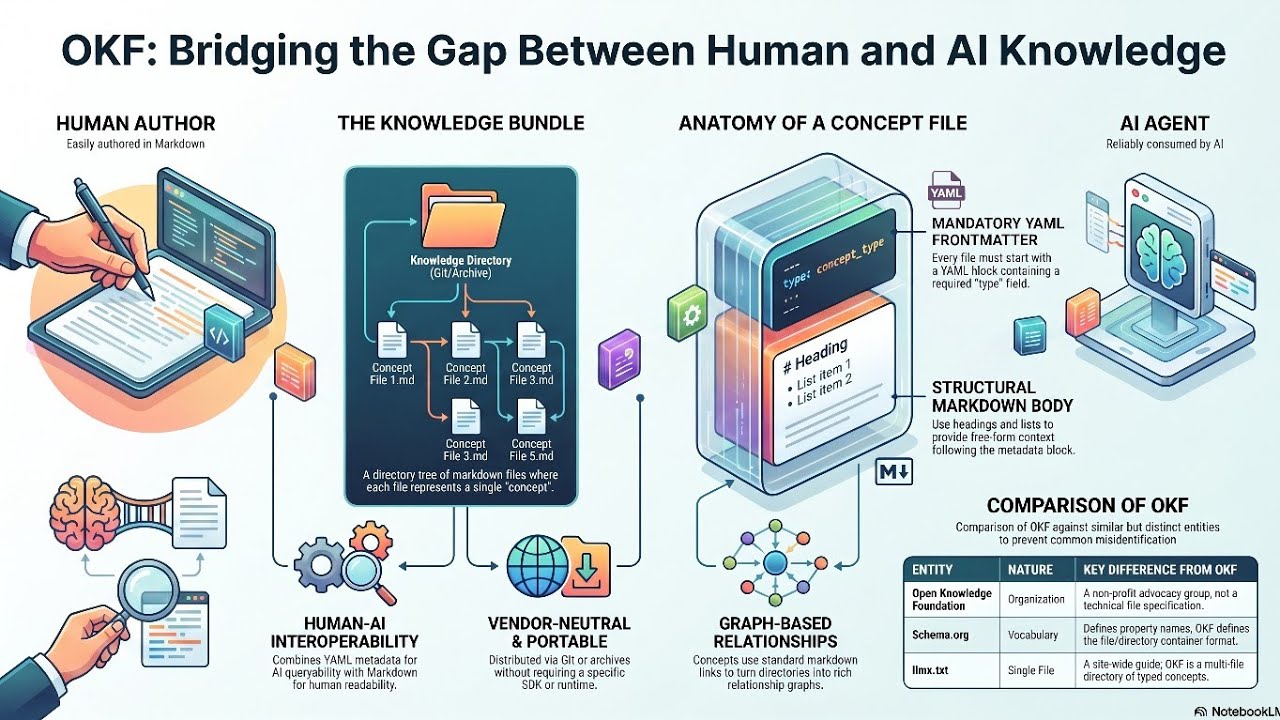 Open Knowledge Format (OKF) Explained: The New Standard for Humans and AI Agents.