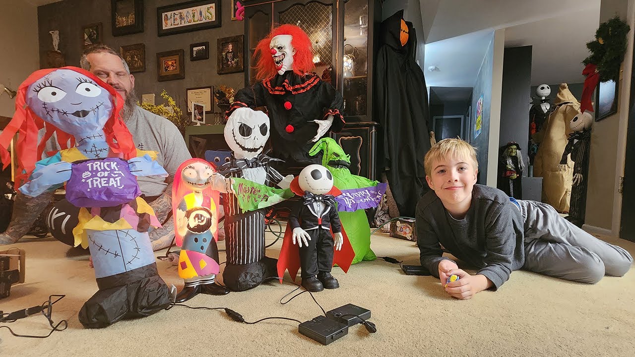 Unboxing New Nightmare Before Christmas Halloween Decorations from Lowe's!