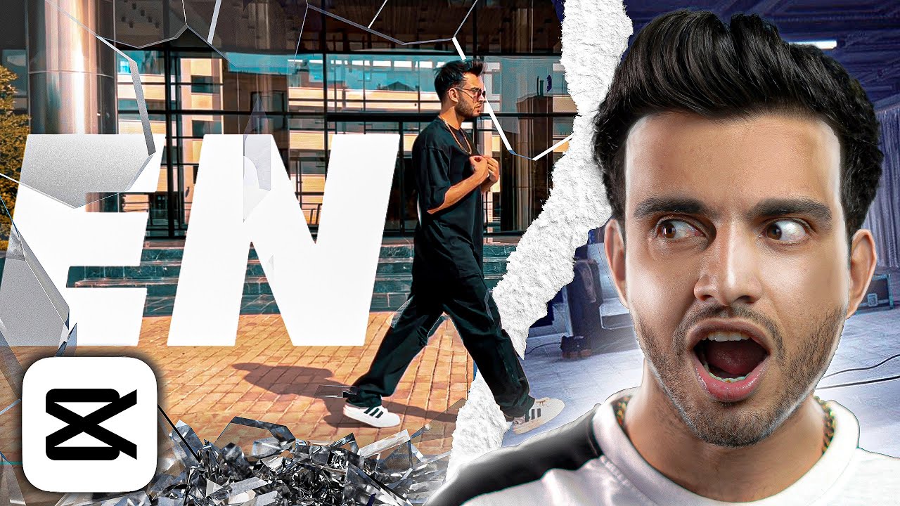 آموزش ادیت ترند با کپ کات ❌Text Reveal Capcut tutorial