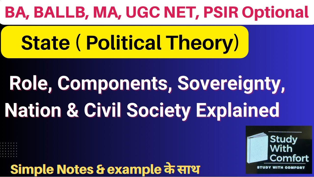 State in Political Science | Role, Components, Sovereignty, Nation & Civil Society Explained