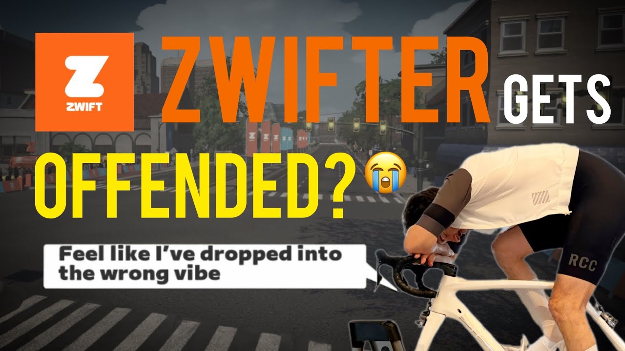 ZWIFT RACER GETS ANNOYED AT PEOPLE RACING 😡
