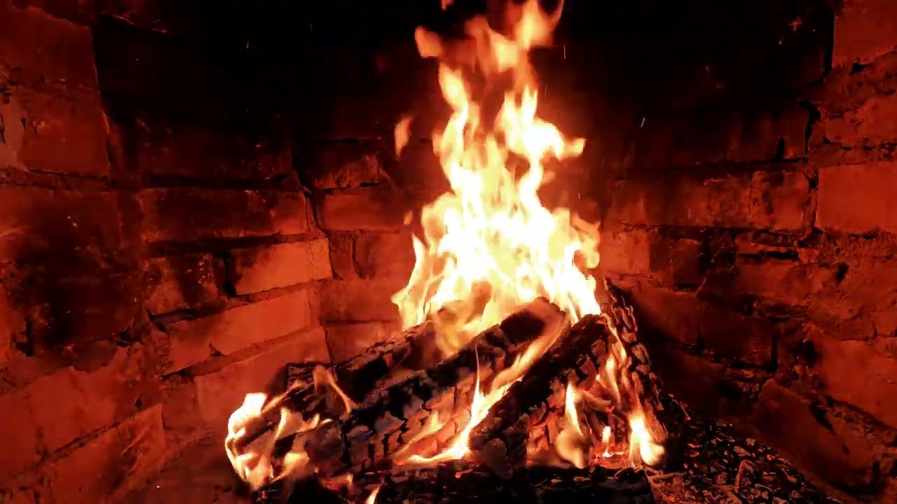 Relaxing Fireplace Sounds for Deep Sleep, Stress Relief ,Relaxation and Studying 🔥